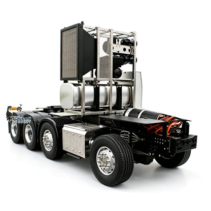 TOUCAN RC HOBBY LESU 8x8 Aluminum Alloy RC Truck Chassis Heavy-Duty Vehicle Frame 2-Speed Transmission 540 Brushed Motor for 1/14 RC TAMIYA 3363 (56348) 1851 Highline Tractor