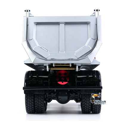 TOUCAN RC HOBBY JDMODEL RC Dump 1/14 Metal Hydraulic Dumper 8*8 Truck AWD W/ Hopper Cylinder Tube 2Speed Differential Axle Motor Servo ESC Radio