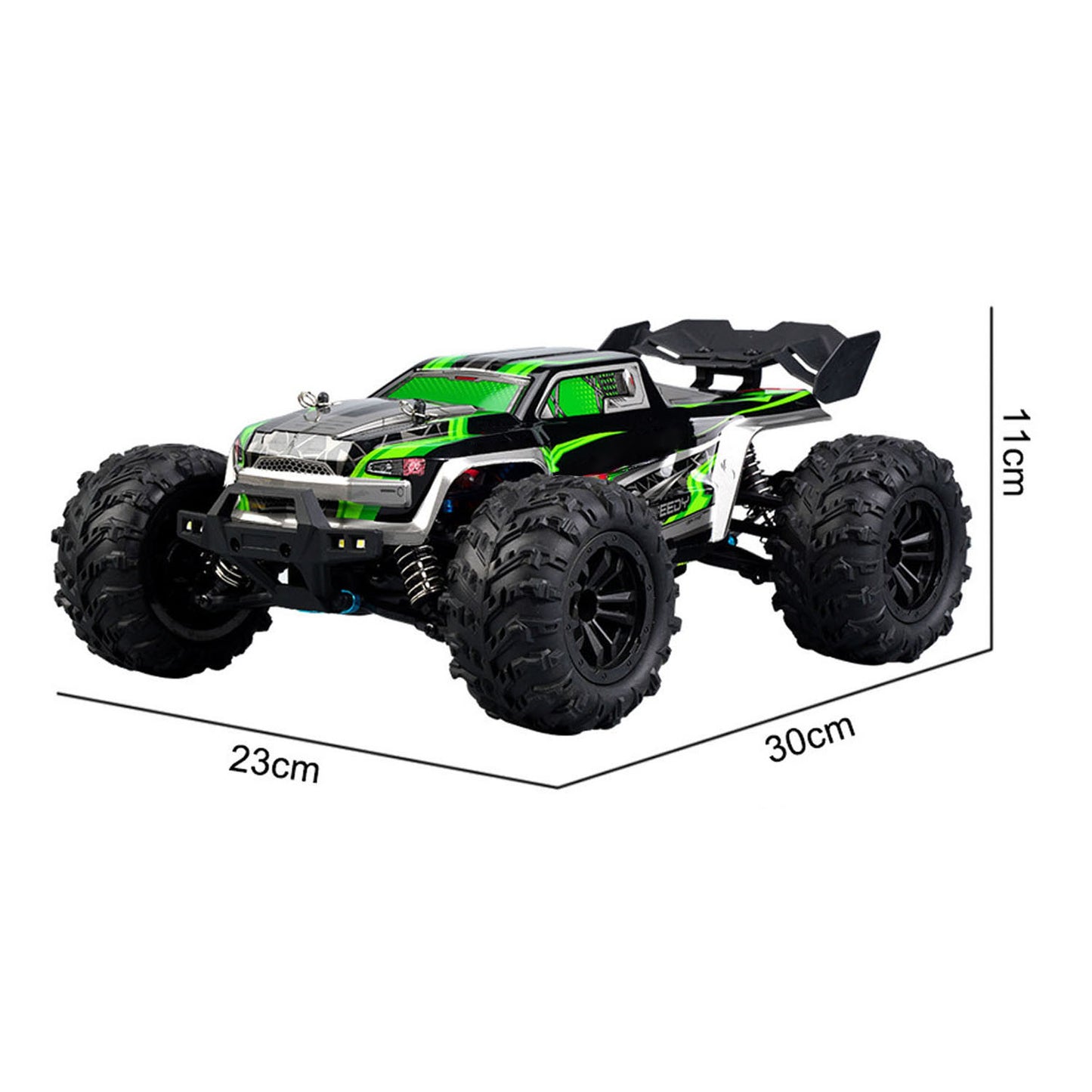US Stock 38KM/H SCY 16102 1/16 4*4 RC Off Road Vehicle Remote Control Electric Monster Truck 30A ESC 17G 3Wire Servo LED Light Model Car