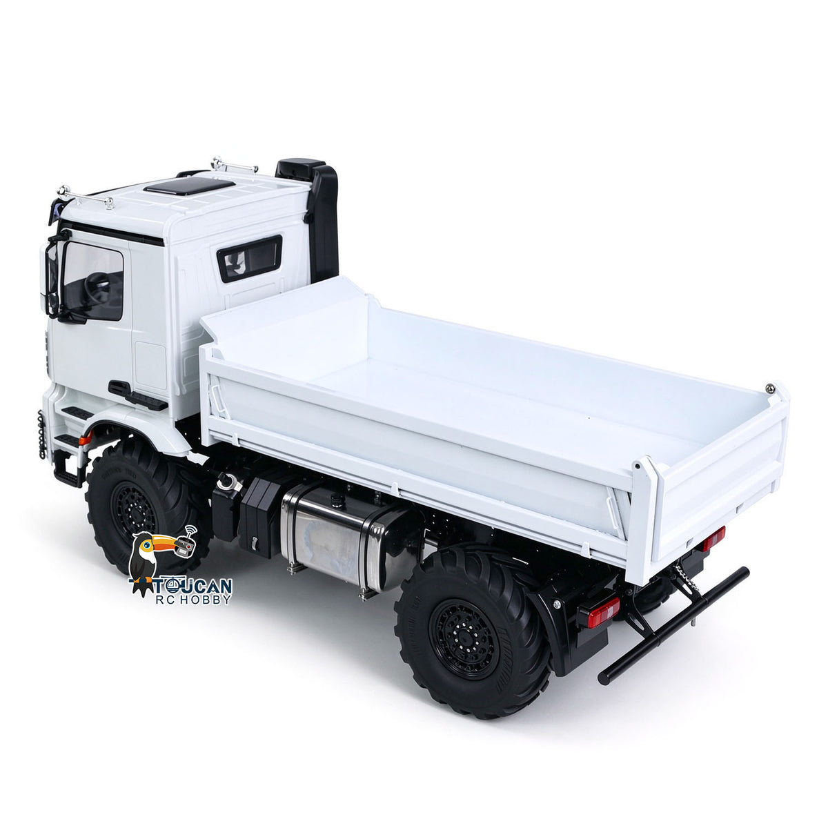 TOUCAN RC HOBBY 3363 MODO 1/14 4x4 Metal Remote Control Hydraulic Dumper 2Speed Gearbox Differential Locks RC Tipper Model ST8 Radio Light Sound
