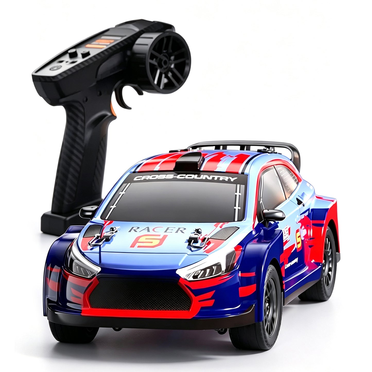 TOUCAN RC HOBBY 1/14 JJRC 4*4 High Speed Remote Control Rally Vehicle Metal Drive Shaft Ready to Run 390 Carbon Brush Motor 2.4G ESC 19G Servo