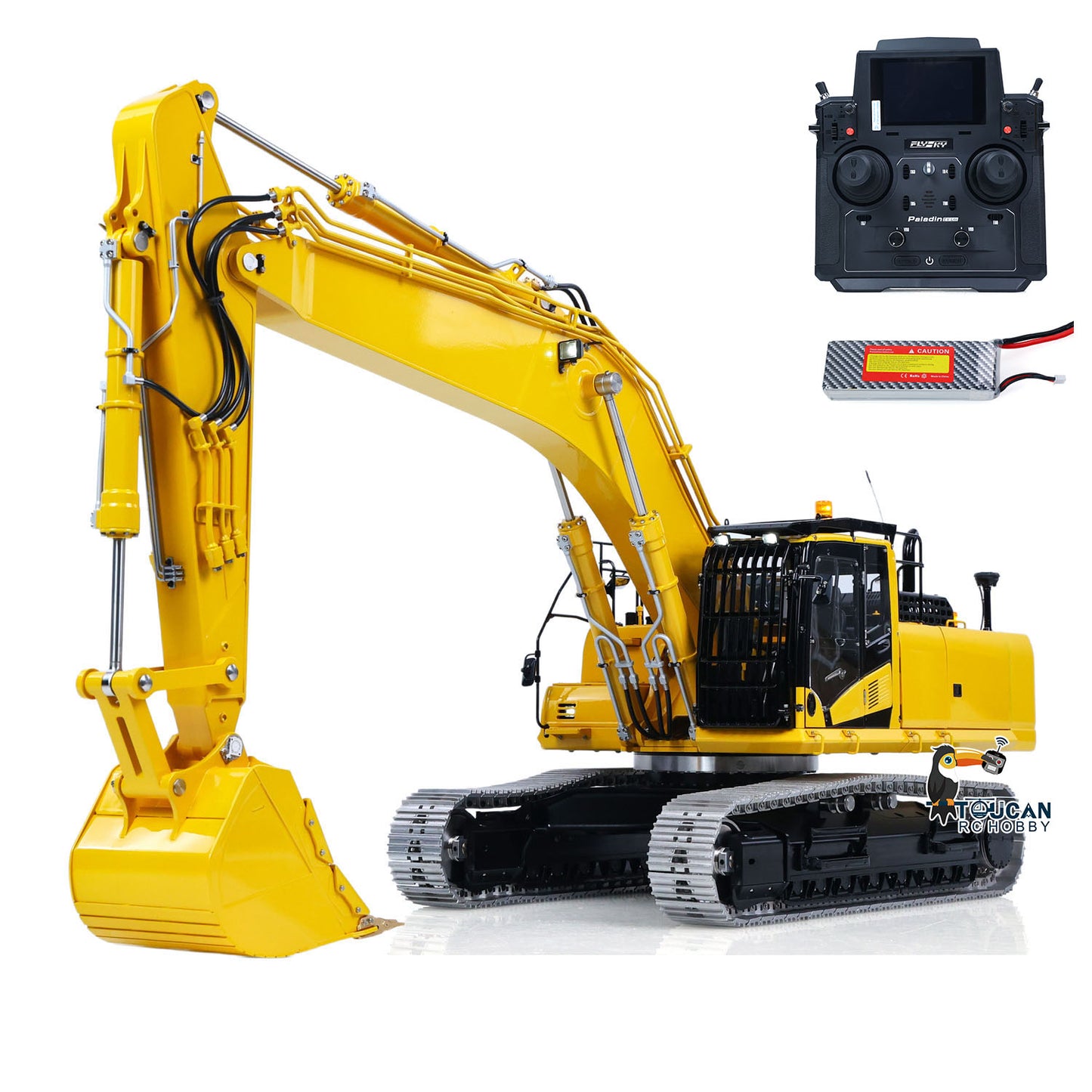 TOUCAN RC HOBBY Flash Sale LESU Aoue PC500 1/14 Metal RC Hydraulic Tracked Excavator PNP/RTR B0019 7Ways Valve 3-4MAP Pump Light System for Construction Vehicle Collectors