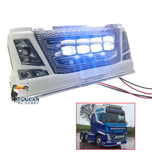 Front Light LED Headlamp for 1/14 RC Truck Radio Control Tractor Car DIY Parts 56360 56323 Accessories Decorations