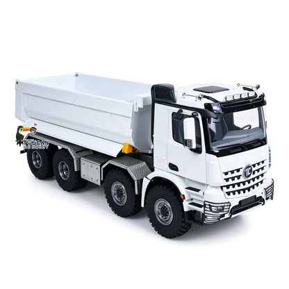 TOUCAN RC HOBBY MODO 3348 1/14 8*8 Metal RC Hydraulic Dump Truck 2Speed Remote Control Tipper Differential Locks Brushless Motor Radio Light Sound
