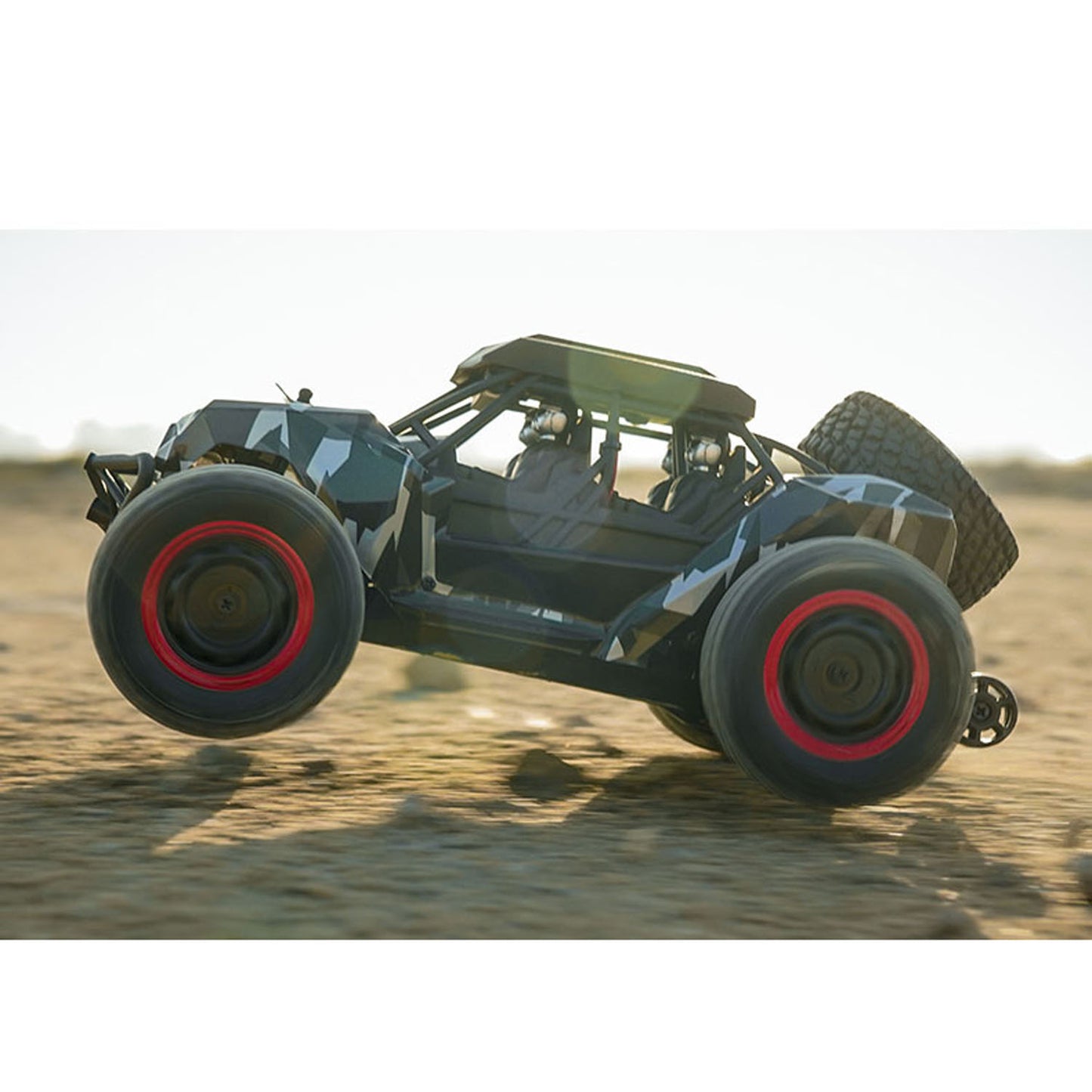 US Stock SCY 16106 1/16 Remote Control Desert Truck AWD RC Off-Road Car Electric Model Vehicle PVC Shell Split Drive Shafts Brushed Motor