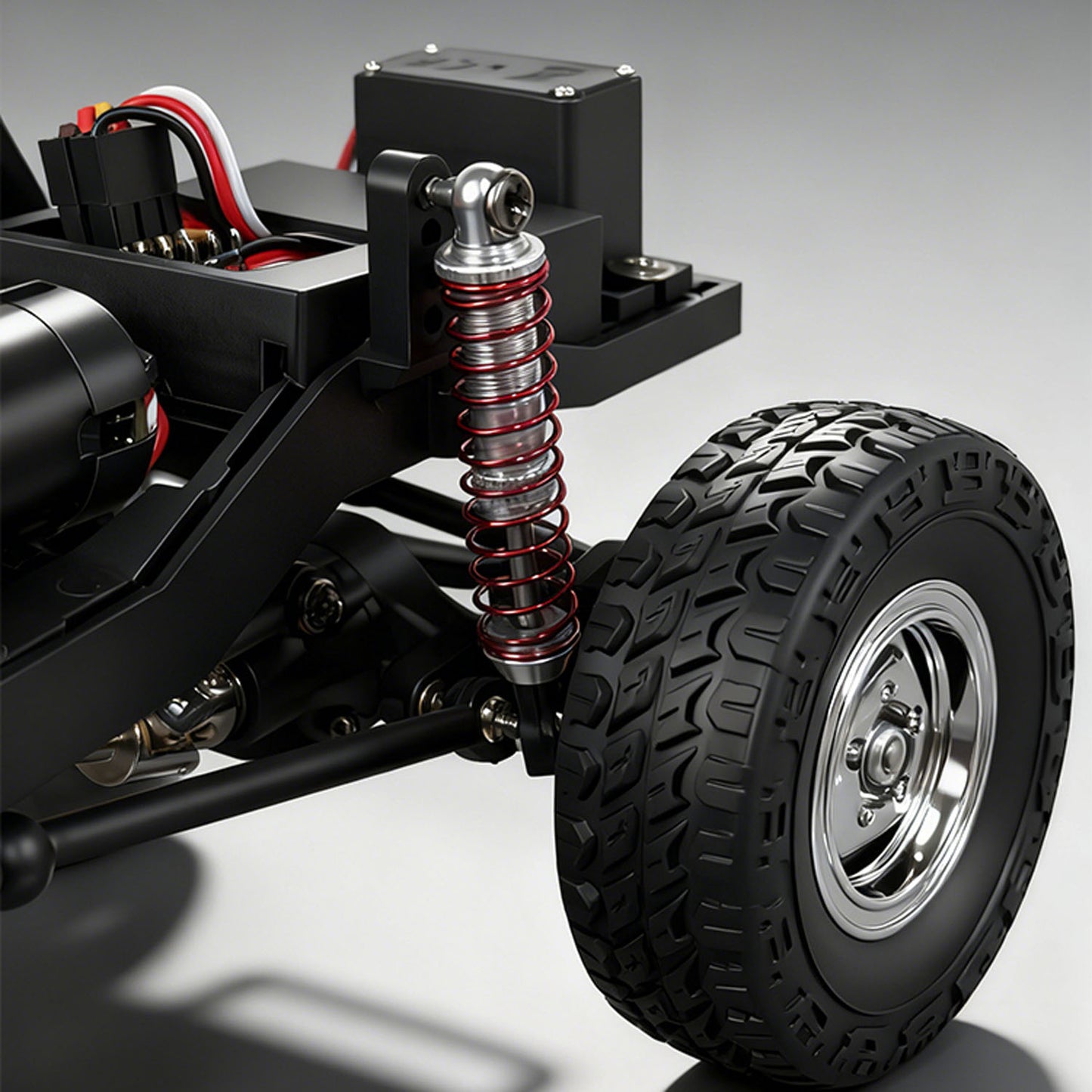 LDRC LD18401PRO 1/18 Remote Control Rock Crawler Car 4X4 RC Off Road Vehicle Model Brushless Motor Metal Drive Shafts Lights