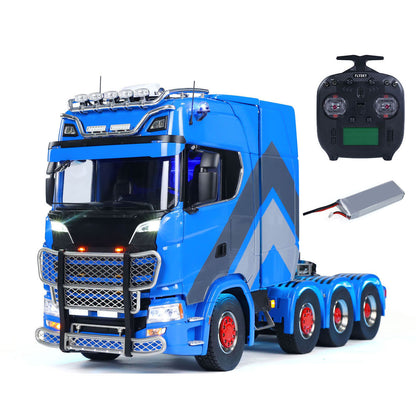 770S 1/14 Radio Control Tractor Truck 8x8 Metal Chassis Remote Control Lorry ST8 Battery