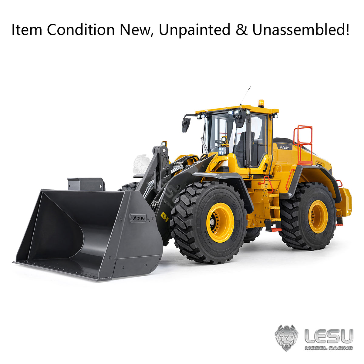 TOUCAN RC HOBBY LESU L220H 1/14 Metal Hydraulic RC Wheel Loader A0013 KIT Model 4WD Brushless Motor 2 Speed Drive Differential Lock Quick Release Bucket Sound