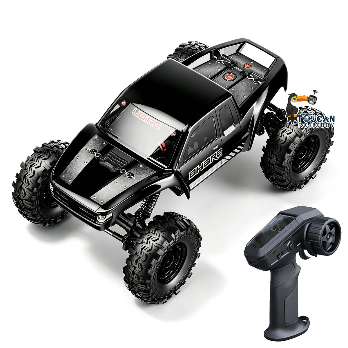 TOUCAN RC HOBBY UDIRC 1/18 4WD Remote Control Crawler UCX1804PRO 2Speed RC Off Road Vehicle RTR 1808 Brushless Motor Battery