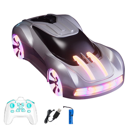 1:18 RC Racing Drift Car Wireless Control 4*4 New Energy Concept Car Model 360 Rotation Stunt Vehicle LED Lights Music Spray RTR