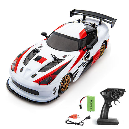 Plastic 1/16 Remote Control Four Wheel Drive Drift Car Q116 360 Drifting RC Racing Vehicle 370 Brushed Motor Lights Battery RTR