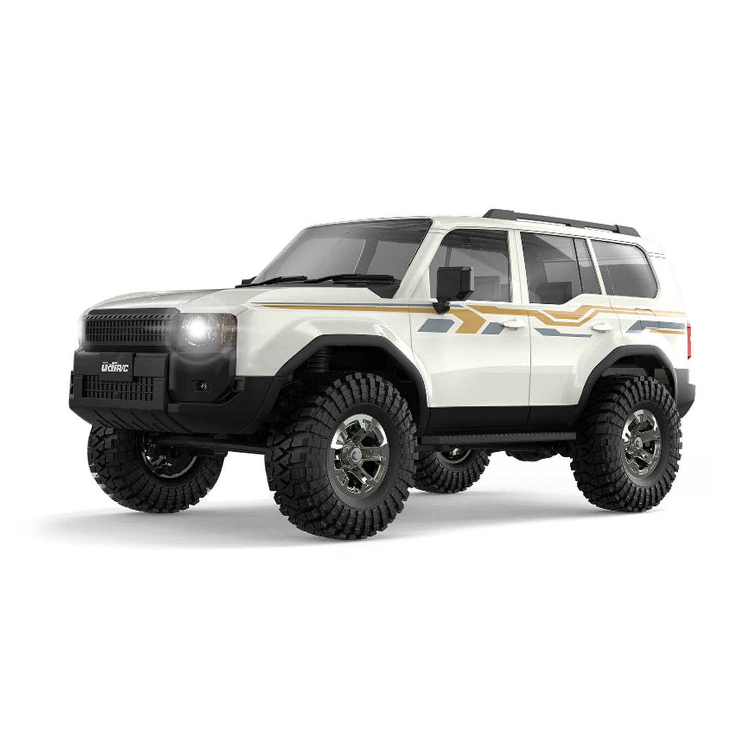 15KM/H UDIRC UCX1802PRO 1/18 4WD Remote Control Off Road Car RTR RC Crawler Brushless Motor Lights Battery No Sound System