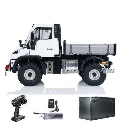 UNI U423 1/10 RC Rock Crawler Car RTR 4X4 4WD Remote Control Off-road Vehicles Metal Axles Bucket Light Sound DDF350 Radio Battery