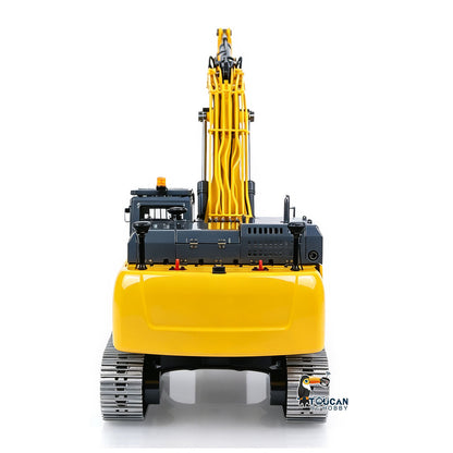 Metal LESU 1/14 Remote Control Hydraulic Tracked Excavator SK500 RC Digger 6CH Valve 3MAP Pump Brass Relief Valve Light System