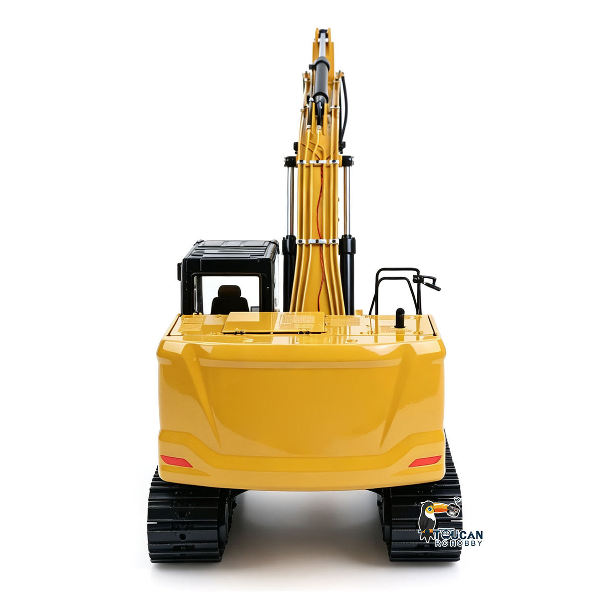 TOUCAN RC HOBBY Metal 1/14 Remote Control Hydraulic Excavator 320 3Ways Valve RC Digger Engineering Vehicle ST8 Radio Lights Battery RTR Model