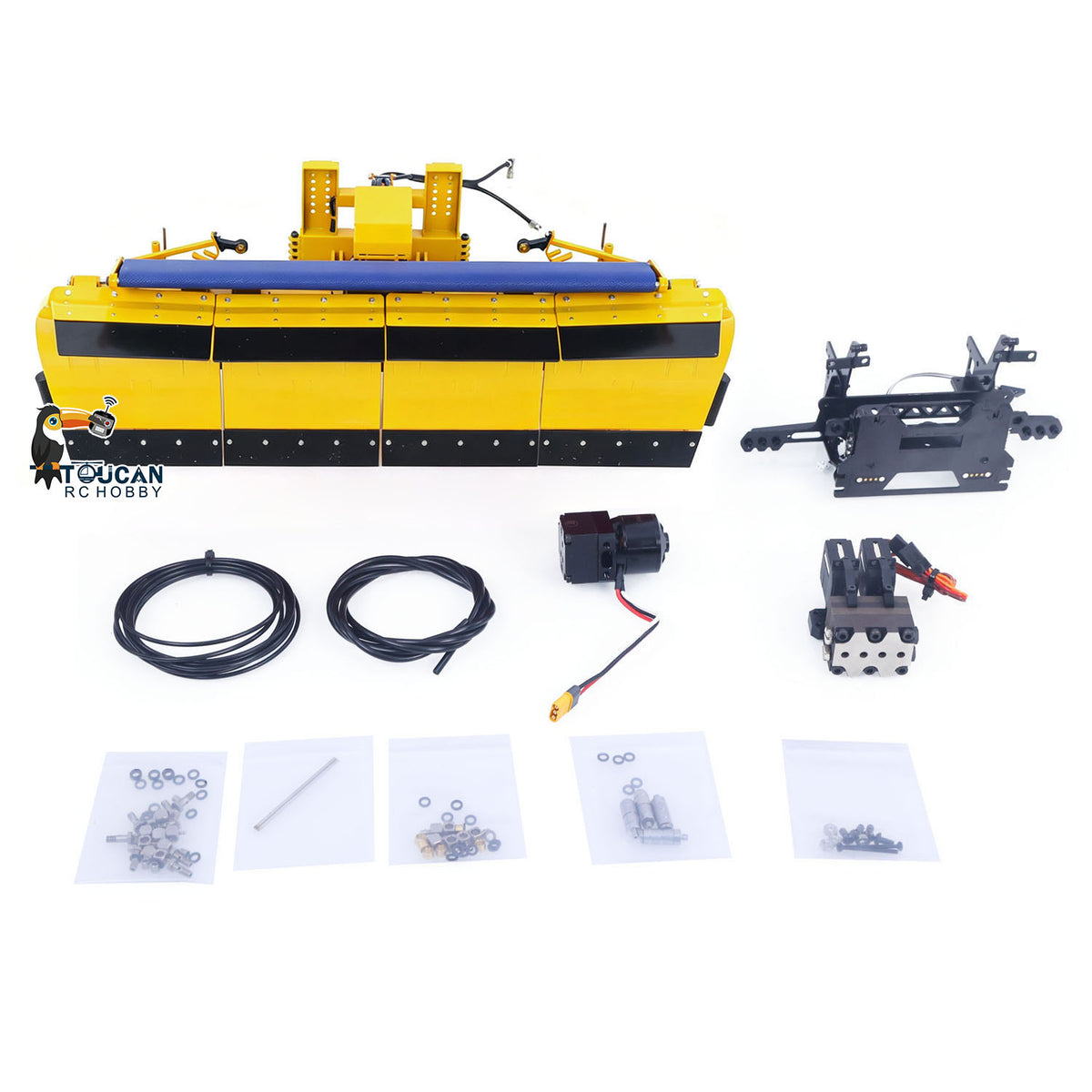 TOUCAN RC HOBBY LXY Metal Snow Plow for 1/14 DIY RC Hydraulic Tractor Truck 770S R620 Model Remote Control Full Dumper Lorry Vehicle 3363 1851