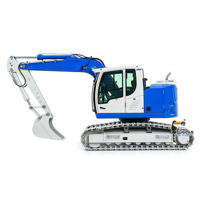 TOUCAN RC HOBBY JDModel 1/14 Metal 2Arms RC Hydraulic Tracked Excavator JDM-208 R920 Radio Control Digger Engineering Vehicle Sound System Battery