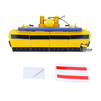 Metal Snow Blade for 1/14 8x8 RC Hydraulic Full Dump Truck DIY Tipper 6x6 Radio Controlled Farm Car Lorry Vehicle Upgraded Part