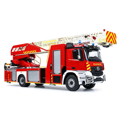 2Speed 1/14 4*4 Metal Chassis Electric Remote Control Lift Ladder Fire Truck RC Model Vehicle Radio No Battery Charger