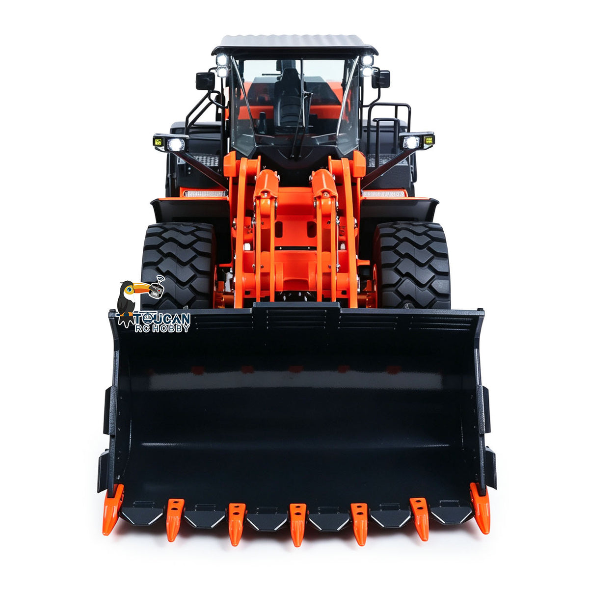 TOUCAN RC HOBBY JDMODEL 1/14 RC Metal Loader ZW370 198 Hydraulic Construction Vehicle Realistic Scale Model Light Sound Radio System for Adult