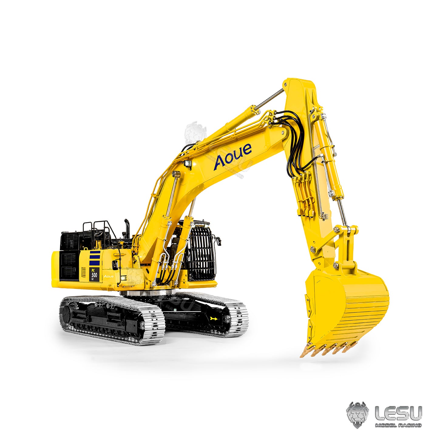 LESU Aoue PC500 1/14 Metal RC Hydraulic Tracked Excavator PNP/RTR B0019 7Ways Valve 3-4MAP Pump Light System for Construction Vehicle Collectors