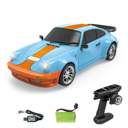 10KM/H 1/18 2.4G Remote Control Drift Car LDRC LD1898 4*2 RC Racing Vehicles 911 Gyroscope Metal Shell Drive Shaft Light RTR