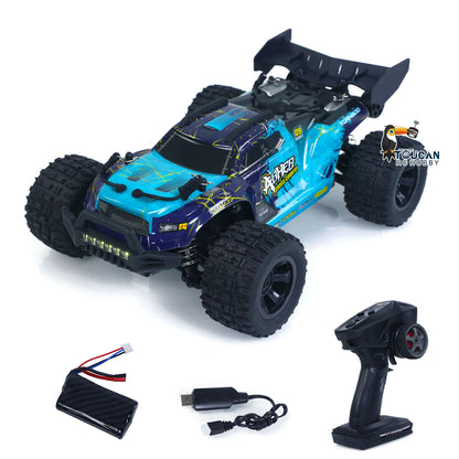 Fast Free Shipping for EU SCY 18101 Muti-Terrain 1/18 2.4GHz Sync Remote Control Off Road Vehicle PVC Body RC Electric Big Tire Truck Wheelie Bar LED Light
