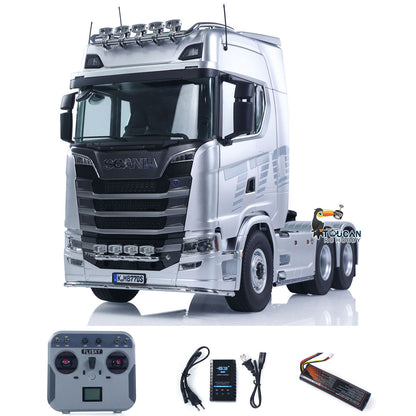 US Stock 1/14 KABOLITE RC Tractor Car 770S 100 6x6 Romote Control Truck 2Speed Gearbox Differential Lock Vehicle 6WD Sound Light Model