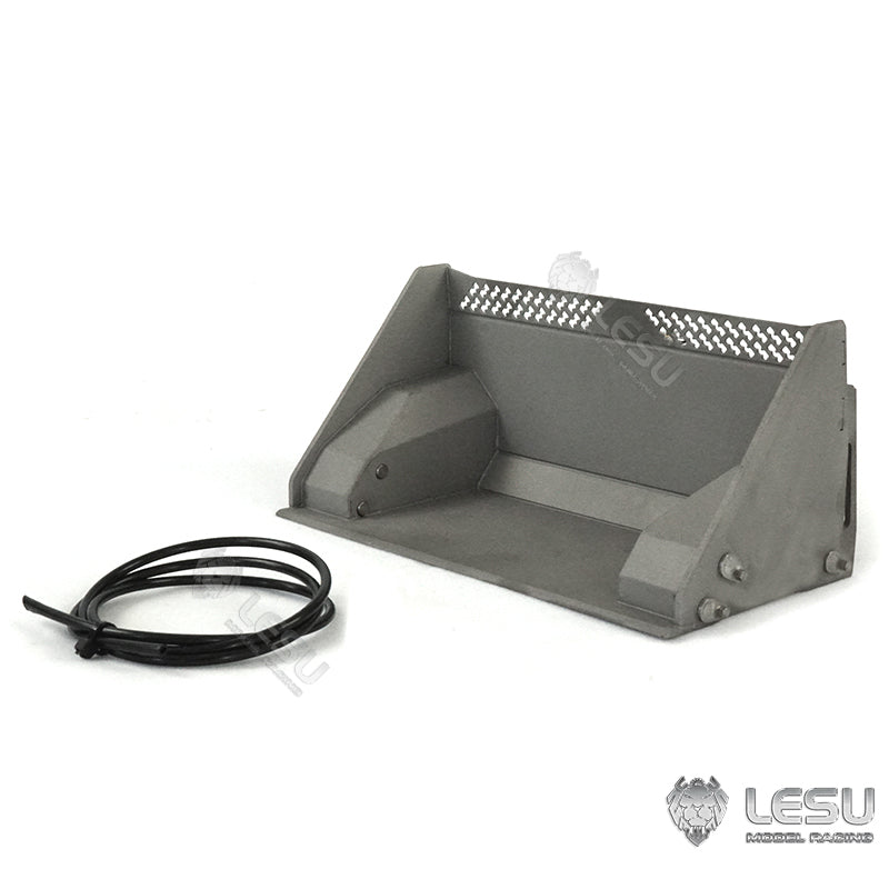 LESU 1/14 Scale Metal Assembled Aoue LT5 Skid-Steer Loader Radio Control Tracked Dozer Blade Openable Bucket Gripper Hay Clamp