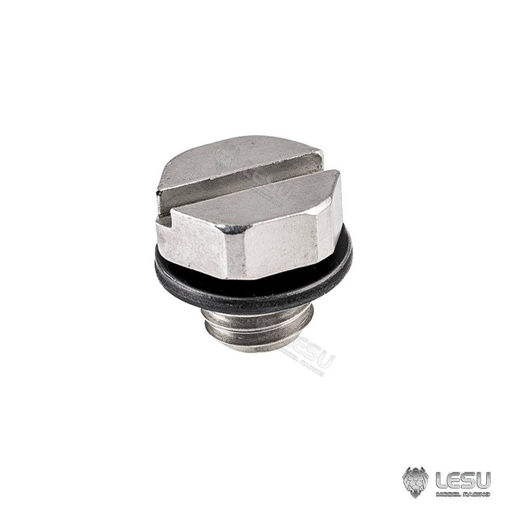 LESU Metal Straight/Curved M3 M2 Nozzle M3 Oil Nozzle Plug for 1/14 RC Hydraulic Construction Vehicle Dumper Truck DIY Model