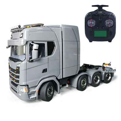 In Stock SC 770S 1/14 8*8 Radio Control Tractor Truck Wheel Side Reduction Axles Three Speed Transmission Hobbywing 1060 ESC 35T Motor