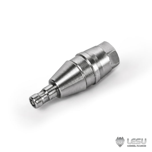 TOUCAN RC HOBBY LESU 1/14 Metal Quick Release Coupler Connector M3 External/Internal Thread DIY Parts Fitting for RC Hydraulic Excavator Loader Model