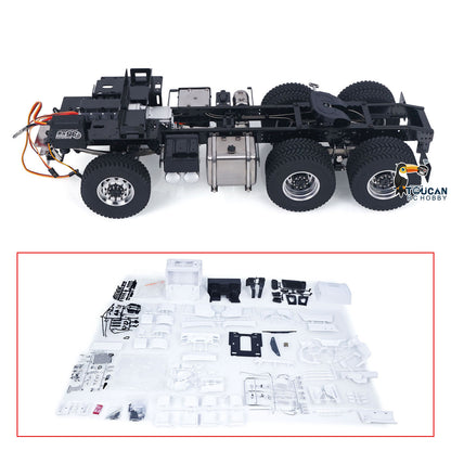 In Stock TOUCAN RC HOBBY MODO 6x6 1/14 RC Tractor Truck 770S With Metal Chassis 2-speed Gearbox Servo Motor  Tractor Car Model Kits For DIY Upgrade