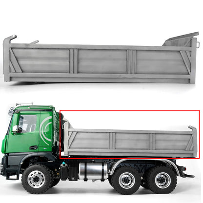 1PC Metal Car Hopper Bucket for 1/14 LESU 6*6 Dumper Remote Control Dumper Truck DIY TAMIYA Model for Adults