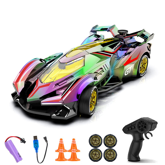 TOUCAN RC HOBBY 1/24 JJRC Q219 2.4G RC Racing Vehicle Lights Spray Drift Car RTR Toys All Wheel Drive Remote Control High Speed Model Battery