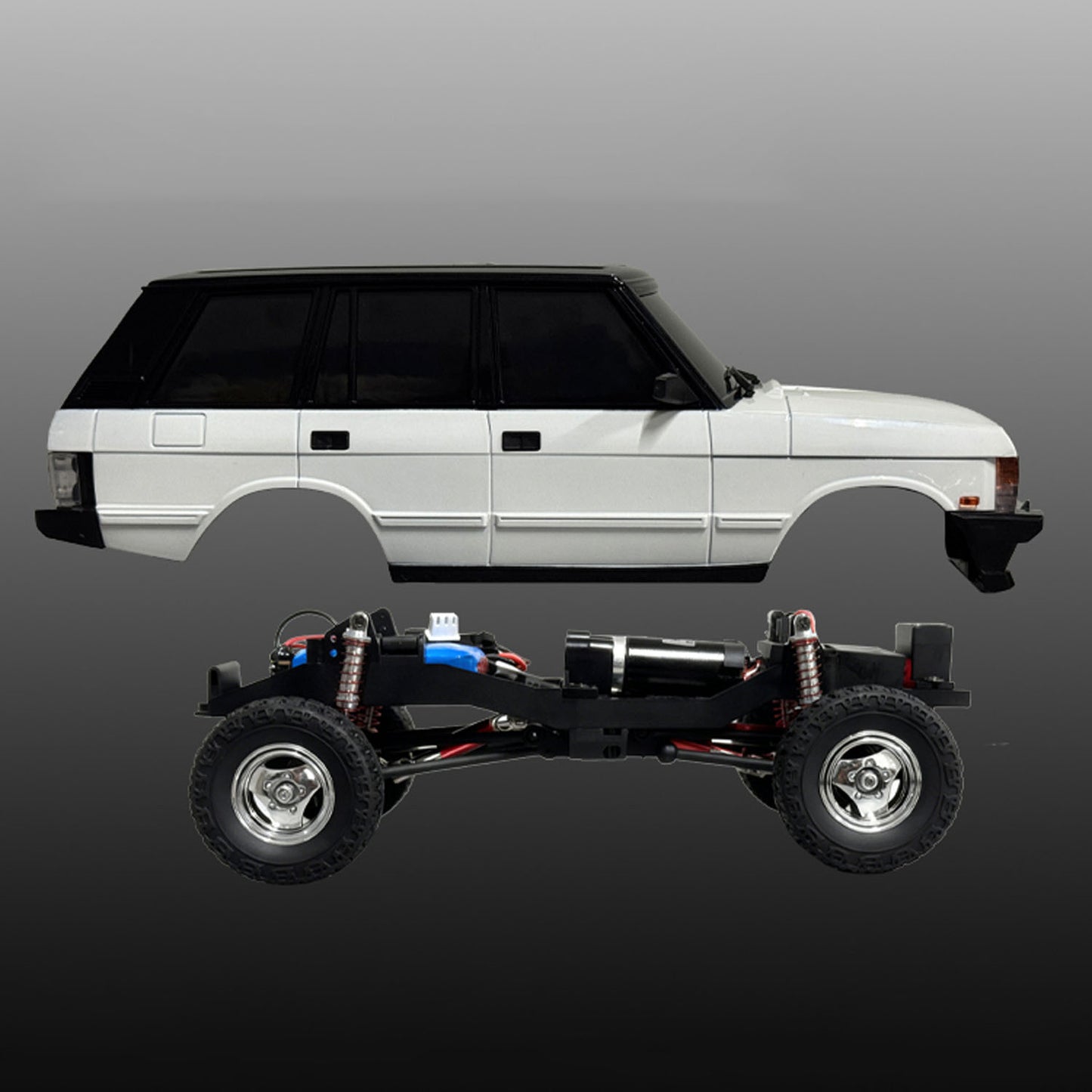 LDRC LD18401PRO 1/18 Remote Control Rock Crawler Car 4X4 RC Off Road Vehicle Model Brushless Motor Metal Drive Shafts Lights