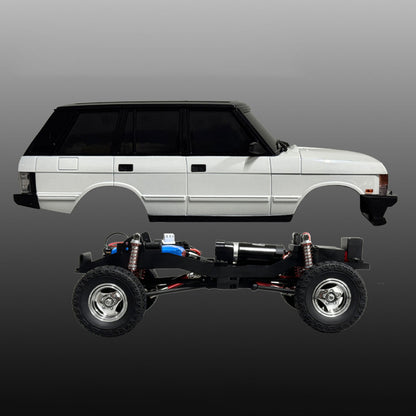 LDRC LD18401PRO 1/18 Remote Control Rock Crawler Car 4X4 RC Off Road Vehicle Model Brushless Motor Metal Drive Shafts Lights