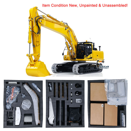 LESU Aoue PC500 1/14 Metal RC Hydraulic Tracked Excavator B0019 KIT 7Ways Valve Digger 3-4MPA Pump Light DIY Model