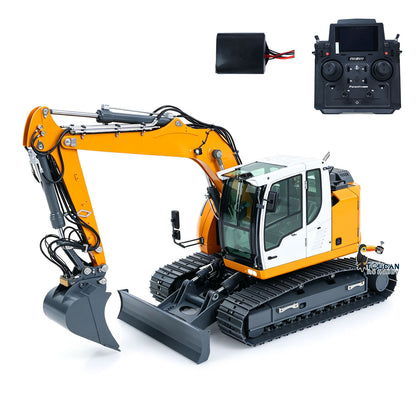 TOUCAN RC HOBBY JDModel R920 208 1/14 Metal RTR RC Hydraulic Excavator 7-Way Valve Quick Coupler PL18EV Lite Controller Brushless Motor Light Sound for Collectors Outdoor