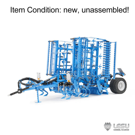 K500 Metal Seedbed Pre-sowing Soil Preparation Machine Planter KIT for LESU 1/14 RC Hydraulic Agricultural Car Tractor AOUE 1050