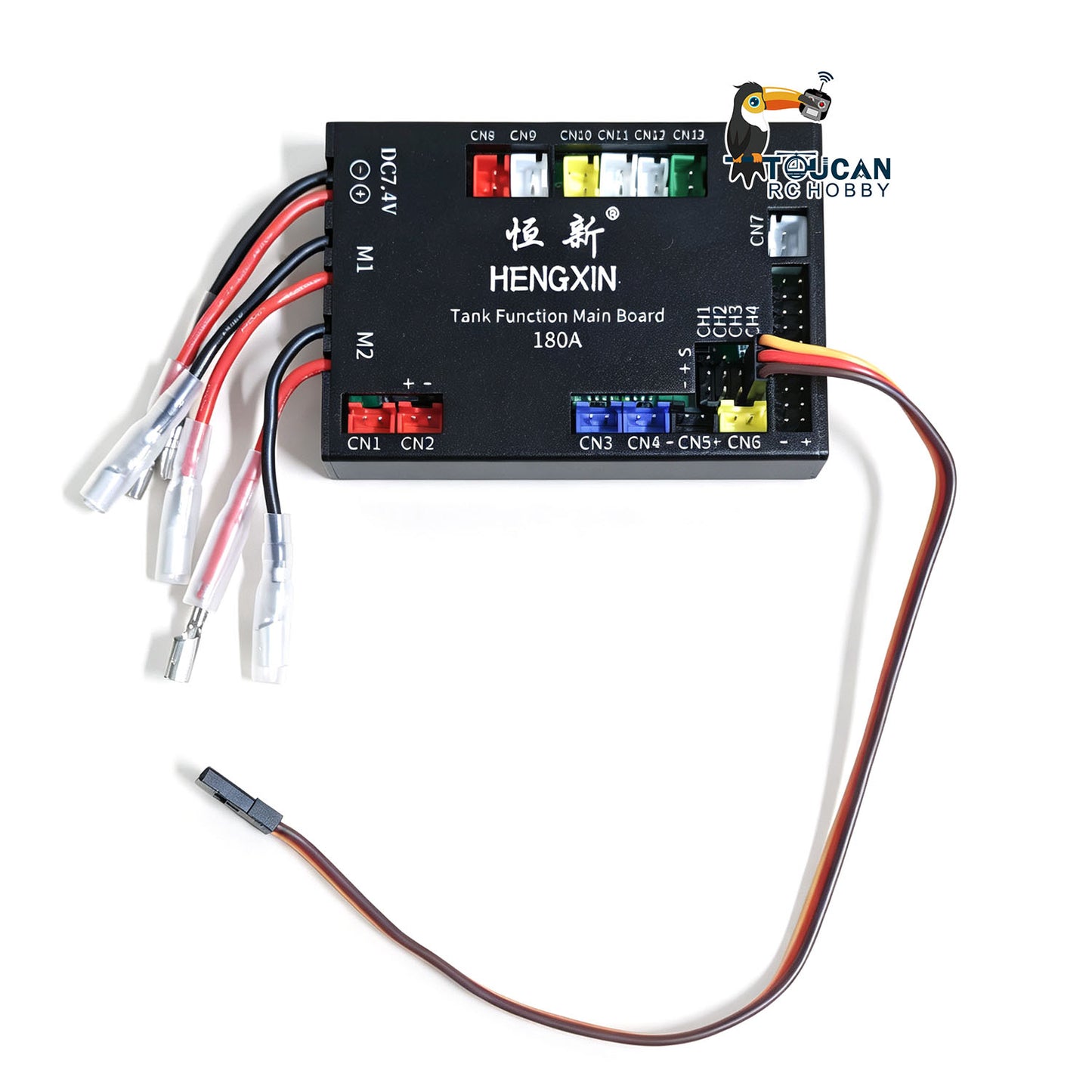 TOUCAN RC HOBBY Multi-Function Main Board for Henglong 1/16 RC Tank 7.1 7.0 Radio Controller German Leopard 2A6 US Abrams M1A2 Tank Sound