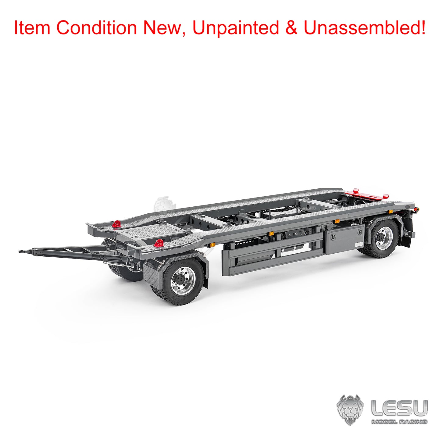 Metal 1/14 RC Trailer Model A0065 KIT Lights for LESU Remote Control Hydraulic Roll on off Dumper Radio Controlled Tipper