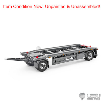 Metal 1/14 RC Trailer Model A0065 KIT Lights for LESU Remote Control Hydraulic Roll on off Dumper Radio Controlled Tipper