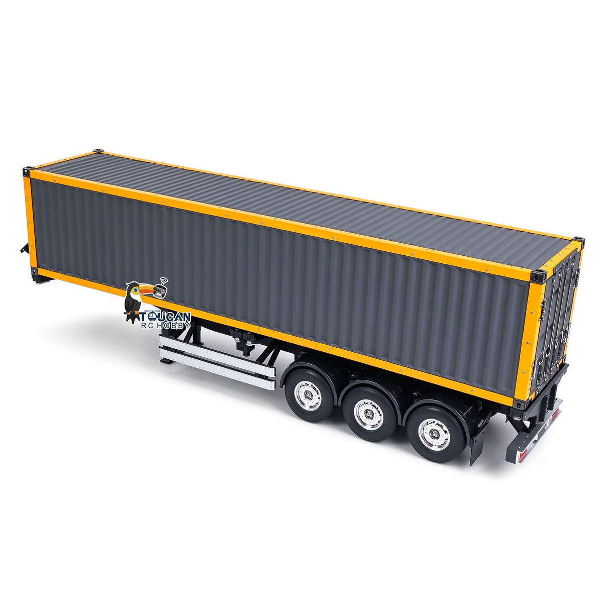 HHRC 1/14 RC Truck Trailer 140405 - Metal & Plastic 3 Axles 40ft Container