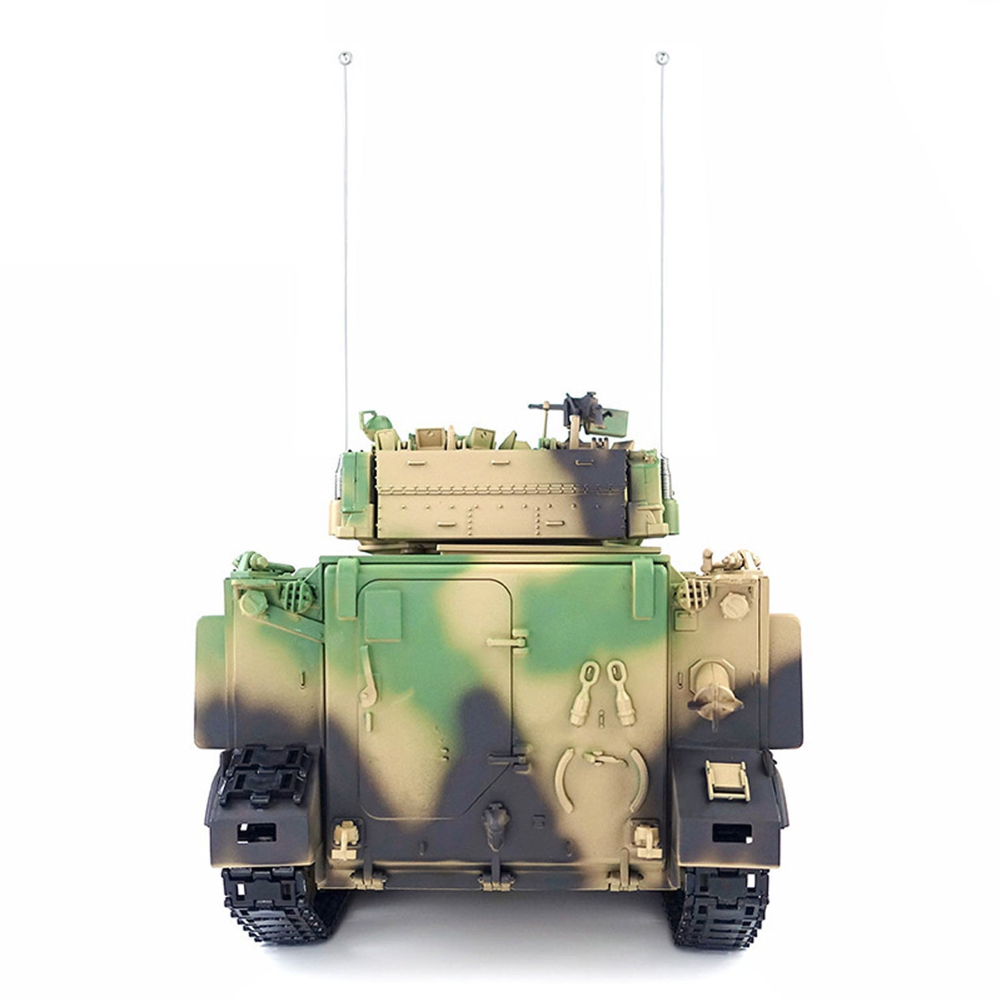 RTR 1/16 Tongde M113A1 RC Tank Infrared Battle System Barrel Recoil Smoke Unit Sound Effects 320?? Rotating Turret Metal Gearbox