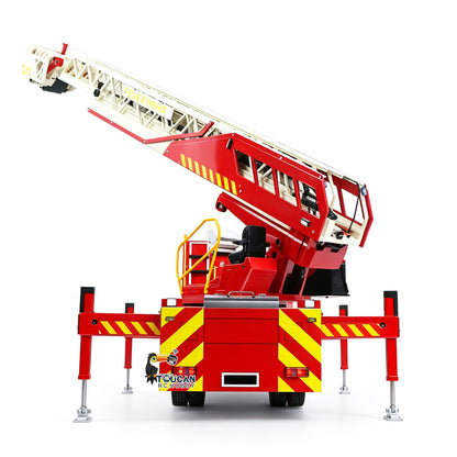 2Speed 1/14 4*4 Metal Chassis Electric Remote Control Lift Ladder Fire Truck RC Model Vehicle Radio No Battery Charger