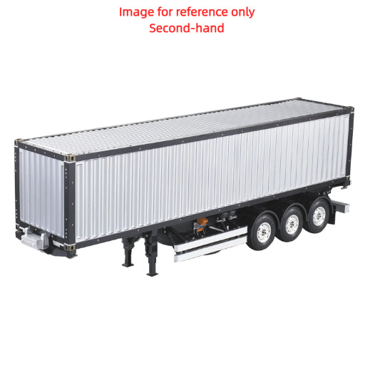 Second Hand US Stock TOUCAN 1/14 RC 40ft Container Chassis Semi Trailer Tractor Truck 3 Axles KIT Unpainted