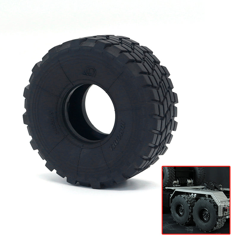 JDModel XS45 Metal Tyre/Rear Double Wheel Hub for 1/14 Scale RC Tractor Truck Construction Transport Vehicle DIY Model Builders