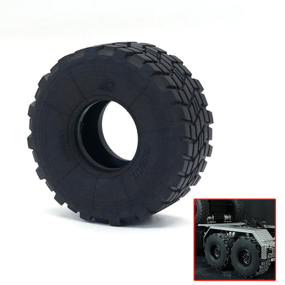 JDModel XS45 Metal Tyre/Rear Double Wheel Hub for 1/14 Scale RC Tractor Truck Construction Transport Vehicle DIY Model Builders