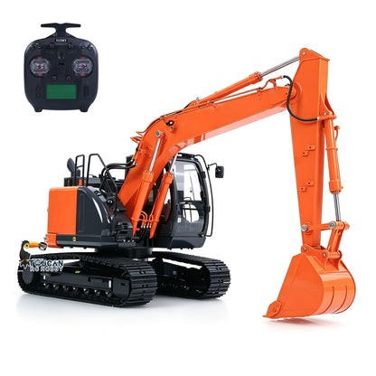 TOUCAN RC HOBBY SFROG ZX135US LITE Metal Digger 1/14 RC Hydraulic Excavator 3CH Valve 3.5-4MPA Pump Manual Quick Coupler ST8 Radio Light Sound